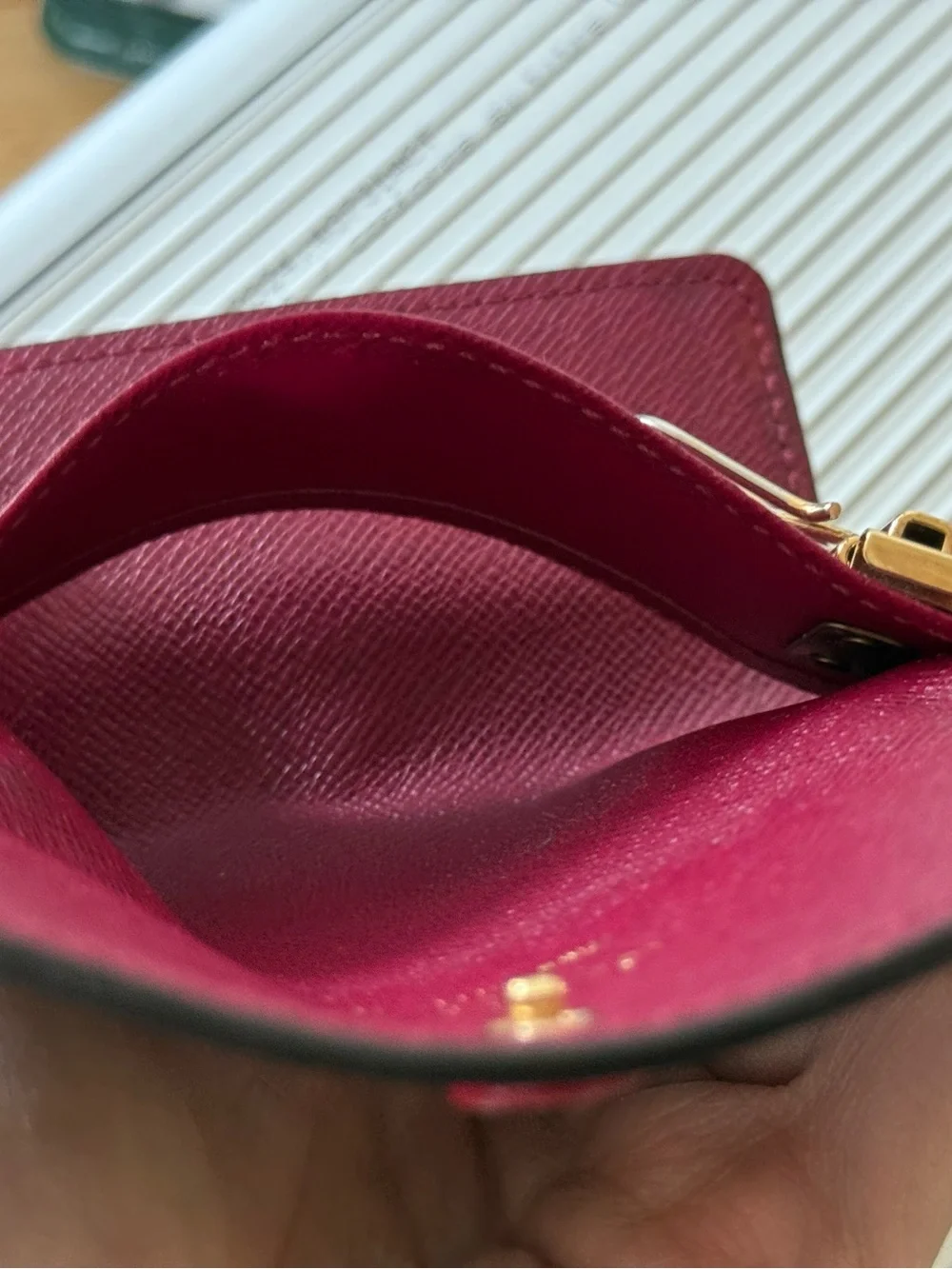 Louis Vuitton Multicle 4 Monogram Fuchsia Wallet